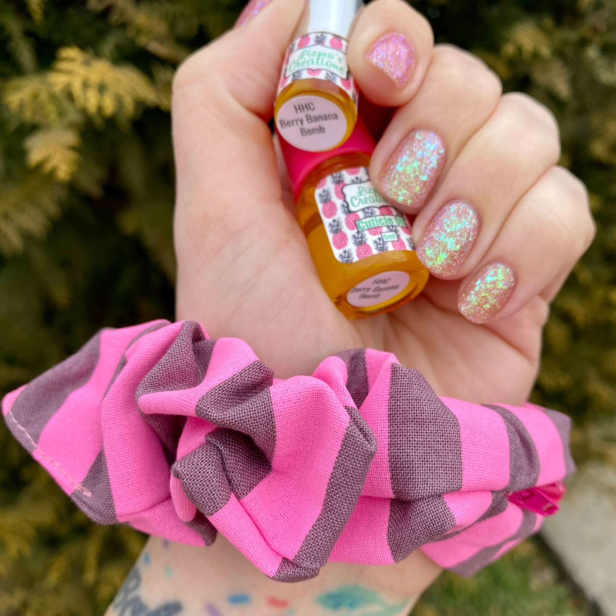 Lizmo's Creations: Scrunchie+ Duo "Berry Banana Bomb" *OVERSTOCK* - Image 14