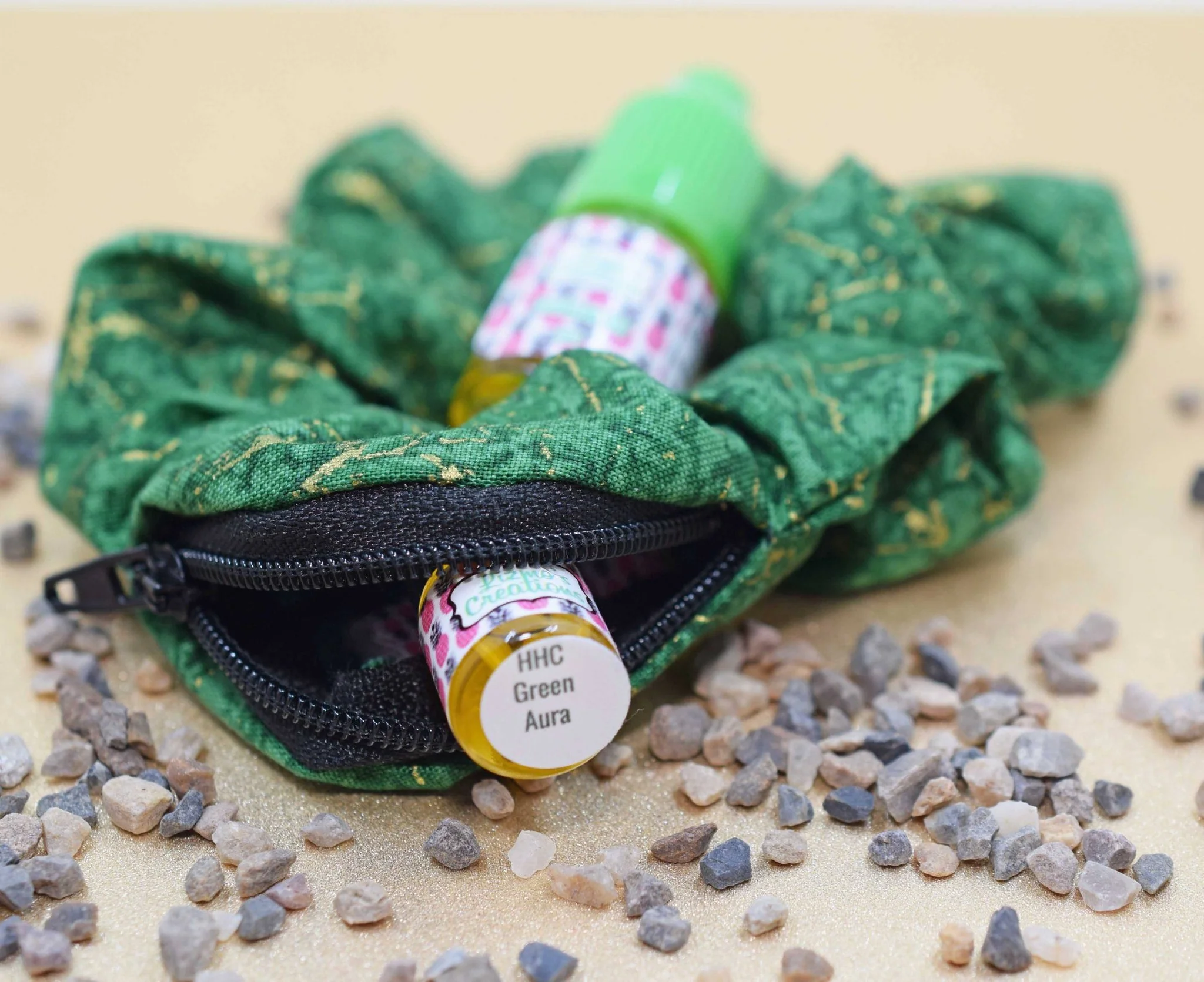 Lizmo's Creations: Scrunchie+ Duo "Green Aura" *OVERSTOCK* - Image 9
