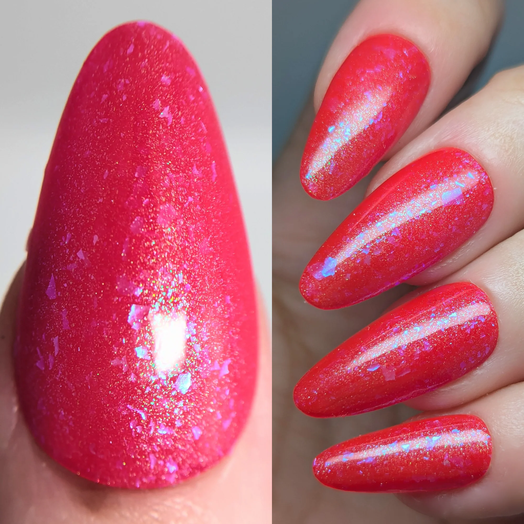 Sassy Sauce Polish: "Electric Lava with Glitter Veins" *OVERSTOCK* - Image 13