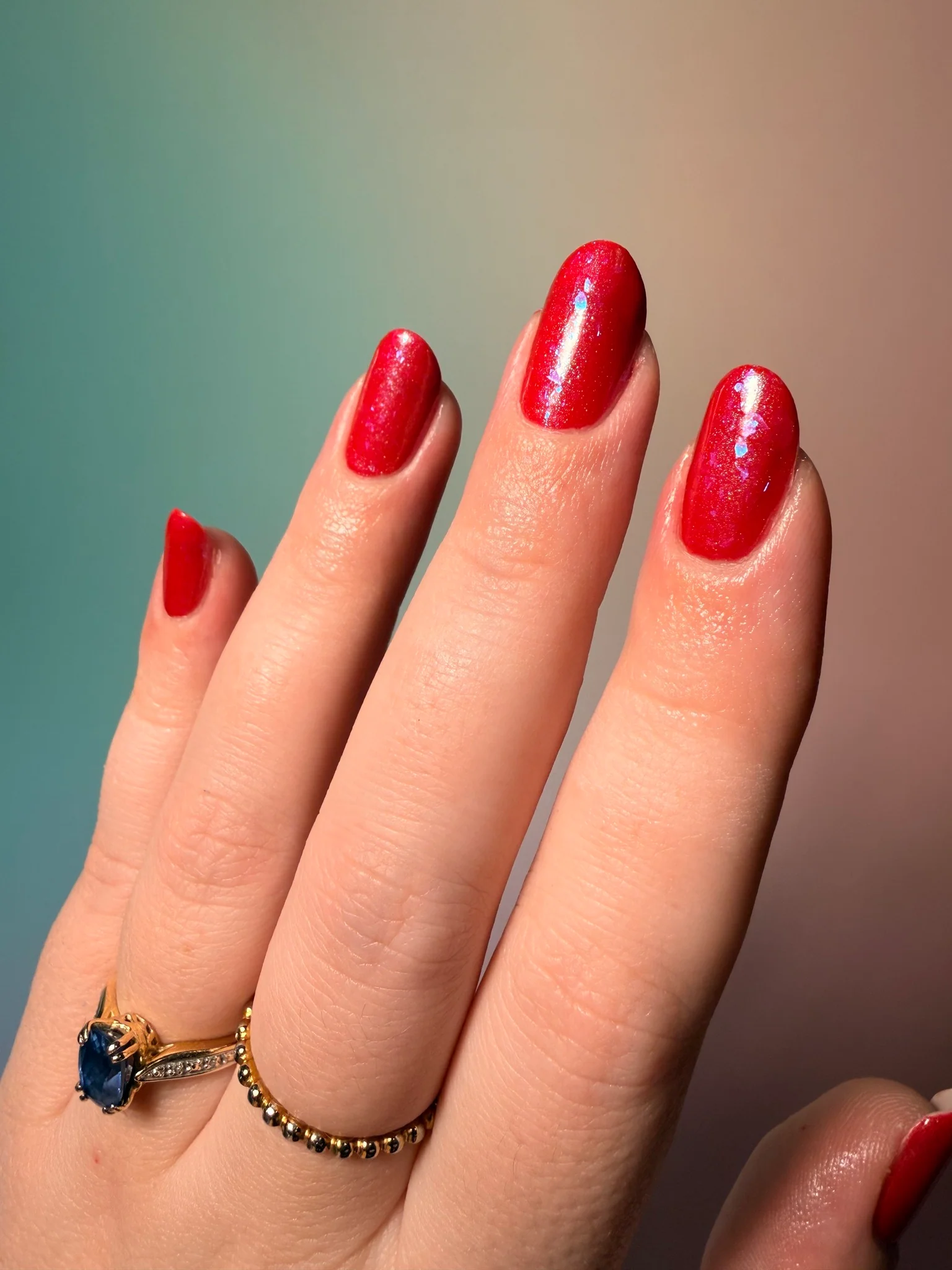 Sassy Sauce Polish: "Electric Lava with Glitter Veins" *OVERSTOCK* - Image 14