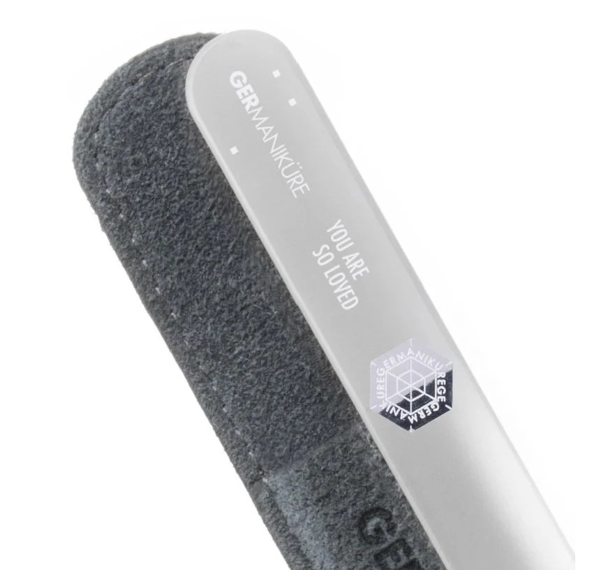 "You Are So Loved" Germanikure Mantra Nail File and Leather Sleeve